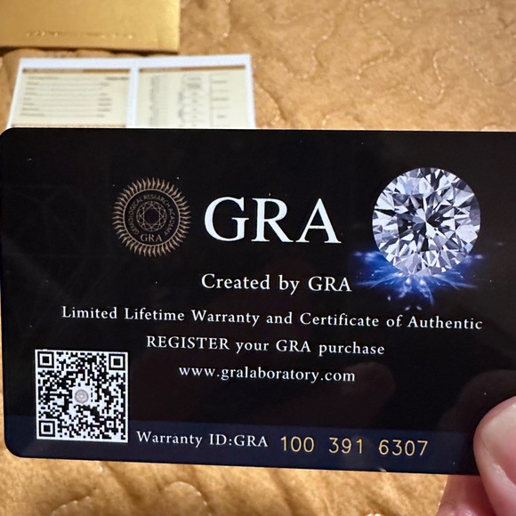 Dazzling Moissanite Halo Ring - Picture 7 of 16